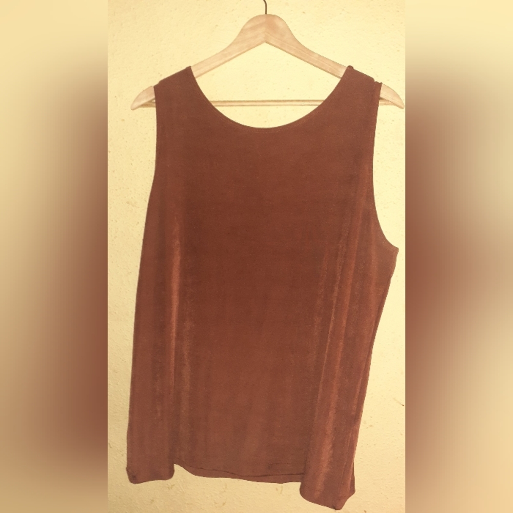 Brown Flowy Tank Top from Chico's